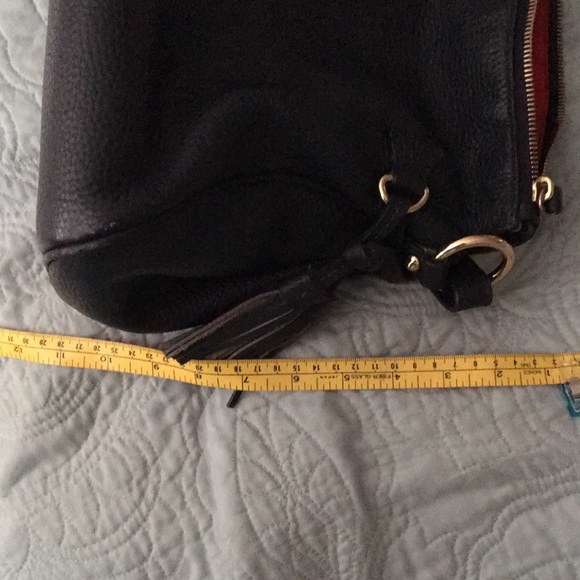 Dark navy Dooney & Bourke satchel purse - Picture 10 of 11